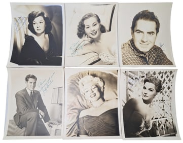 Marilyn Monroe Mitzi Gaynor Jeff Hunter Hollywood Signed Autographed Picture 8x10 Photographs