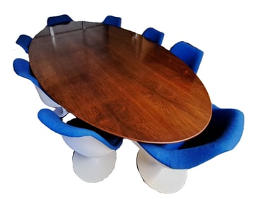 Eero Saarinen Knoll International Saarinen Oval Tulip Dining Mid Century MCM Table