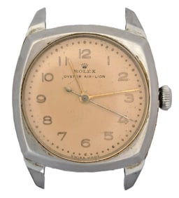 Fantastic Condition Rolex Oyster Air-Lion Orig Salmon Dial 4647 Mens Vintage Automatic Watch Head