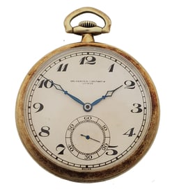 Vacheron Constantin Gold 17J Pocket Watch Original Box Case