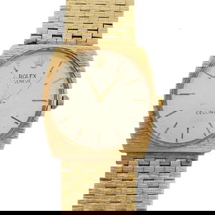 Rolex Cellini 14k Gold Vintage Mens Long Quadruple Signed Watch: Described By:  Michelle NRDDD 63966  Title:  Rolex Cellini 14k Gold Vintage Mens Long Quadruple Signed Watch  Description:  Rolex Cellini 14k Gold Vintage Mens Long Quadruple Signed Watch. Our e