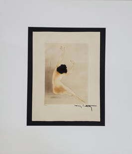 Louis Icart Etching in Colors The Stretch Chrysis Suite Vintage: Described By: Michelle CNX 0227 0520 Title: Louis Icart Etching in Colors The Stretch Chrysis Suite Vintage Description: Louis Icart Etching in Colors The Stretch Chrysis Suite Vintage 