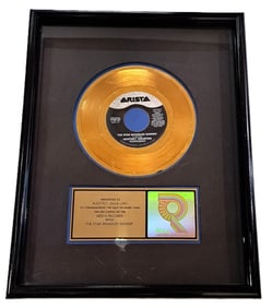 Genuine Arista Whitney Houston Gold 500,000 Copies RIAA Record