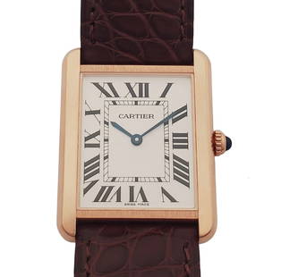 18k Rose Gold Cartier Tank Solo 3167 Mens Wrist Watch: Described By:Michelle NRDDD 65735 Title:18k Rose Gold Cartier Tank Solo 3167 Mens Wrist Watch Description: 18k Rose Gold Cartier Tank Solo 3167 Mens Wrist Watch Case Size:27mm wide X 35mm <