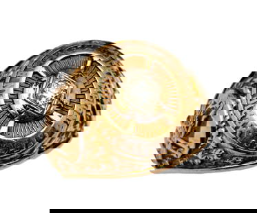 1941 American St Louis Cardinals Solid Gold Diamond Championship Ring Auggie Bergamo: Described & Photographed By: AF HFA DT65677 NFDDD Title: 1941 American St Louis Cardinals Solid Gold Diamond Championship Ring Auggie Bergamo Description:1941 American St Louis Cardinals Solid Gold D