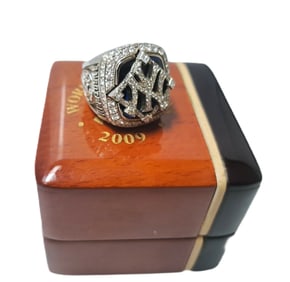 2009 Yankee Stadium Inaugural Season 14K White Gold Ring