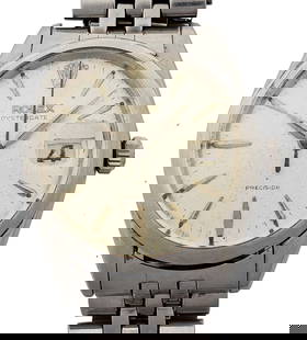 Scarce Rolex 6694 Oysterdate Precision Watch Cool Old Comfort Fit Oval Link Bracelet: Described By:Michelle NODDD 65871 Title:Scarce Rolex 6694 Oysterdate Precision Watch Cool Old Comfort Fit Oval Link Bracelet Description: Scarce Rolex 6694 Oysterdate Precision Watch Cool Old Comfort