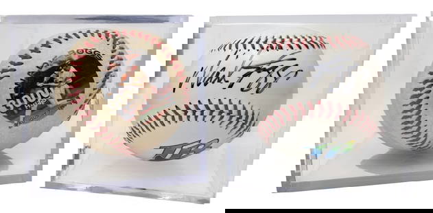 Tampa Bay Devil Rays Wade Boggs Signed Autographed Baseball w/ Commemorative 3000 Hits Ball: Described By:Dillon CNX 0259 0650 Title:Tampa Bay Devil Rays Wade Boggs Signed Autographed Baseball w/ Commemorative 3000 Hits Ball Description: Tampa Bay Devil Rays Wade Boggs Signed Autographed