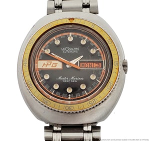 LeCoultre Barracuda 164 Master Mariner Deep Sea Rare Ref 9513 HPG Day Date