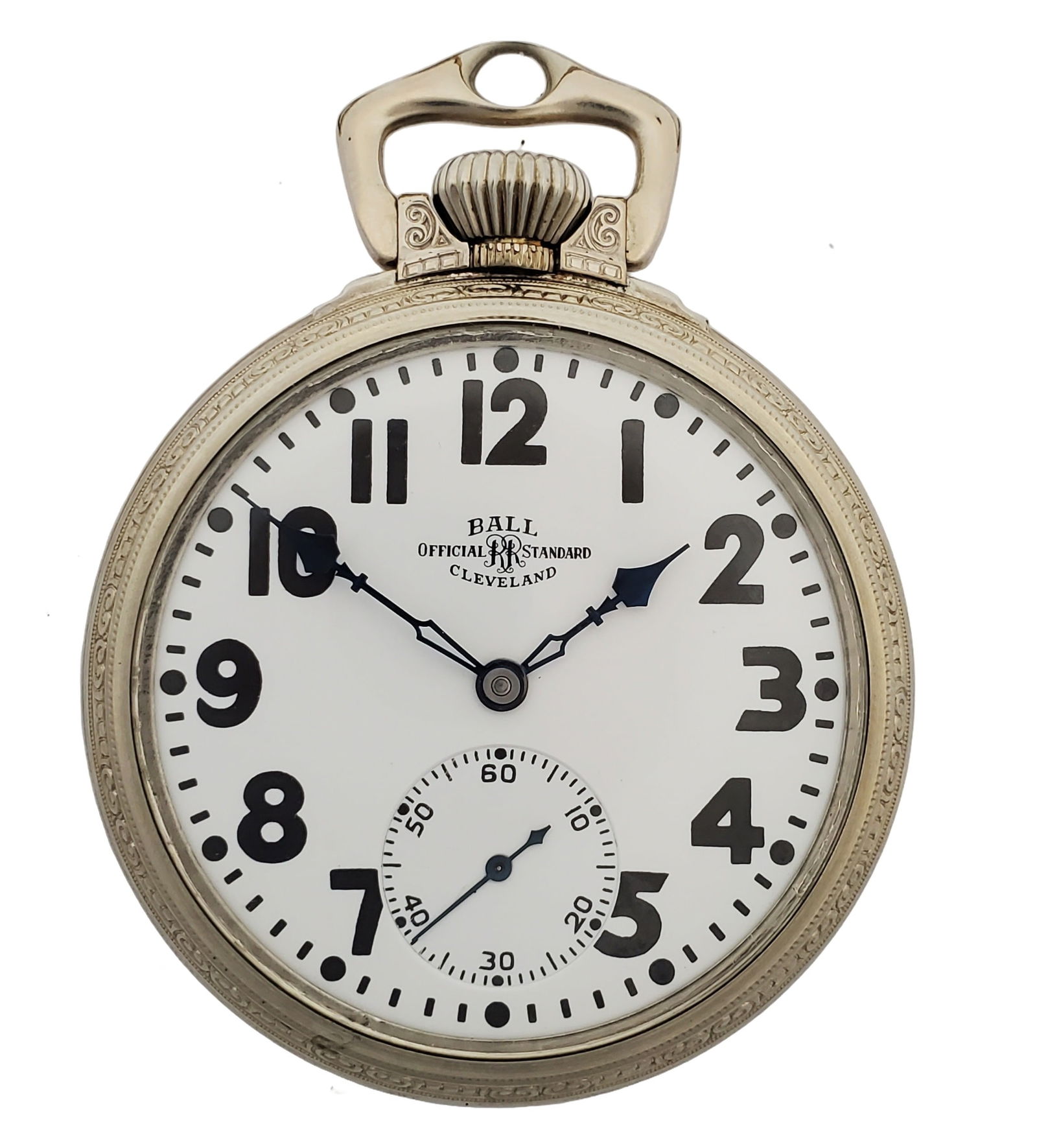 Very Rare Case 23J Illinois Ball Railroad Pocket Watch (1 of 5)