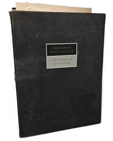 Rare John Donne Limited Series of 15 Lithographs by June Wayne 1918-2011 Signed Stamped