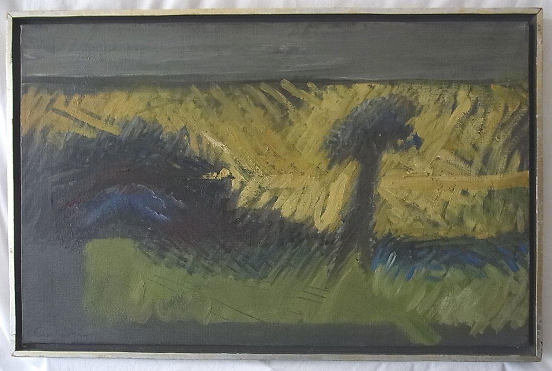 Scarce Elwyn Wynn CHAMBERLAIN Artist Film Maker Noveli: Scarce Elwyn Wynn CHAMBERLAIN Artist Film Maker Novelist “Bunyan’s Dream” Pioneer Realist Oil Painting 1960 Impressionist Expressionist Semi Abstract Member of Andy Warhol Circle New York Nordne