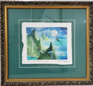 James Coleman Peter Pan Painting Disney Artist