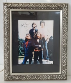 Genuine John Lennon Autograph Signature Beatles Photograph
