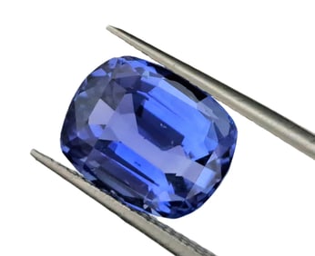 GIA 8ct Natural No Heat Burma Sapphire Cushion Cut Fine Gem Quality Loose Gemstone