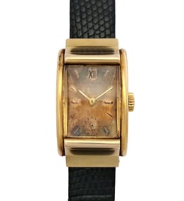 Rare Patek Philippe w/ Archive 970149 18k Gold Case Mid Century Modern Original Experimental Extract