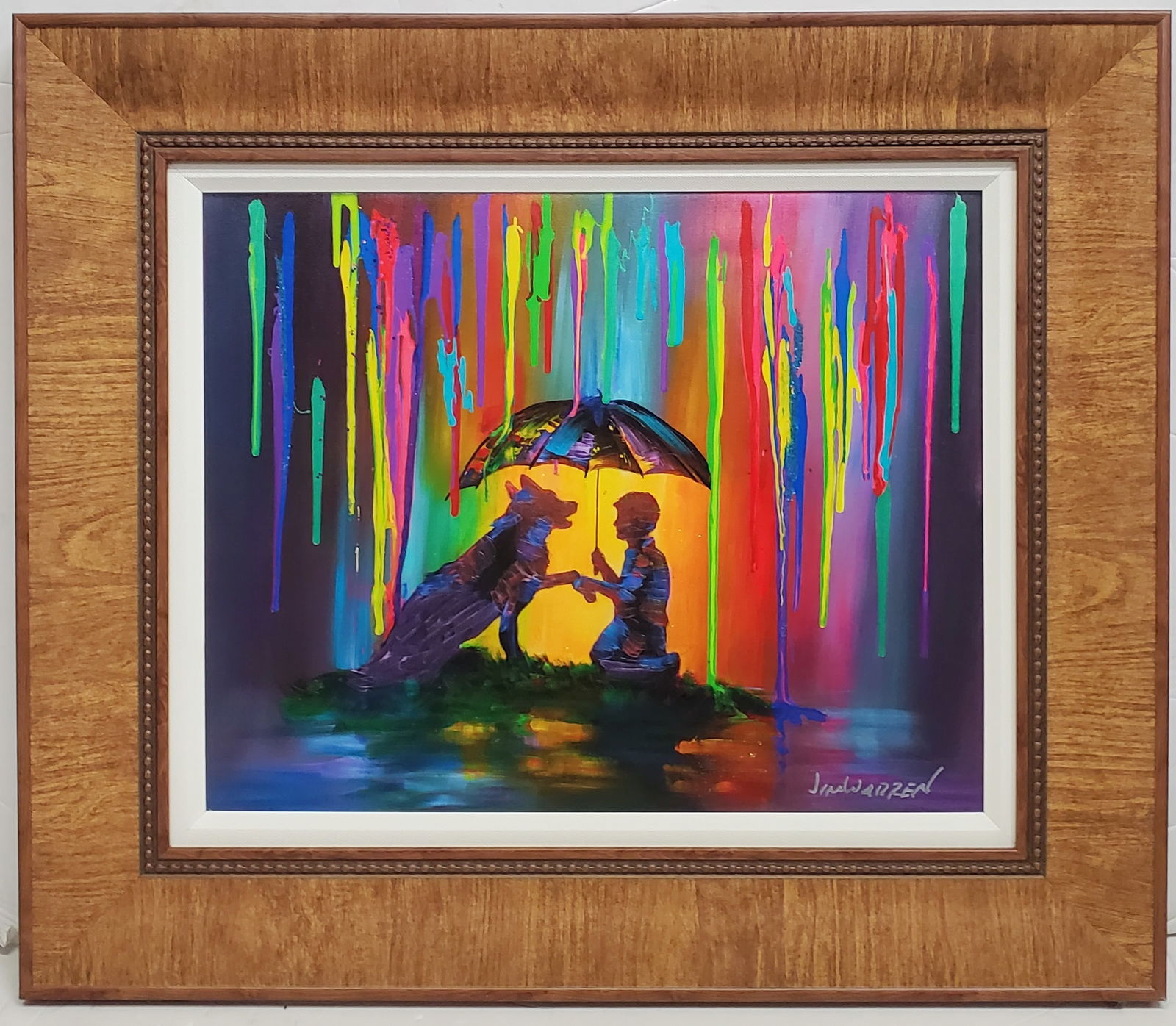 Signed Jim Warren Boy and His Dog Hand Embellished Giclee Park West COA: Described By:Michelle CNX 0287 0770 Title:Signed Jim Warren Boy and His Dog Hand Embellished Giclee Park West COA Description: Signed Jim Warren Boy and His Dog Hand Embellished Giclee Park West COA.