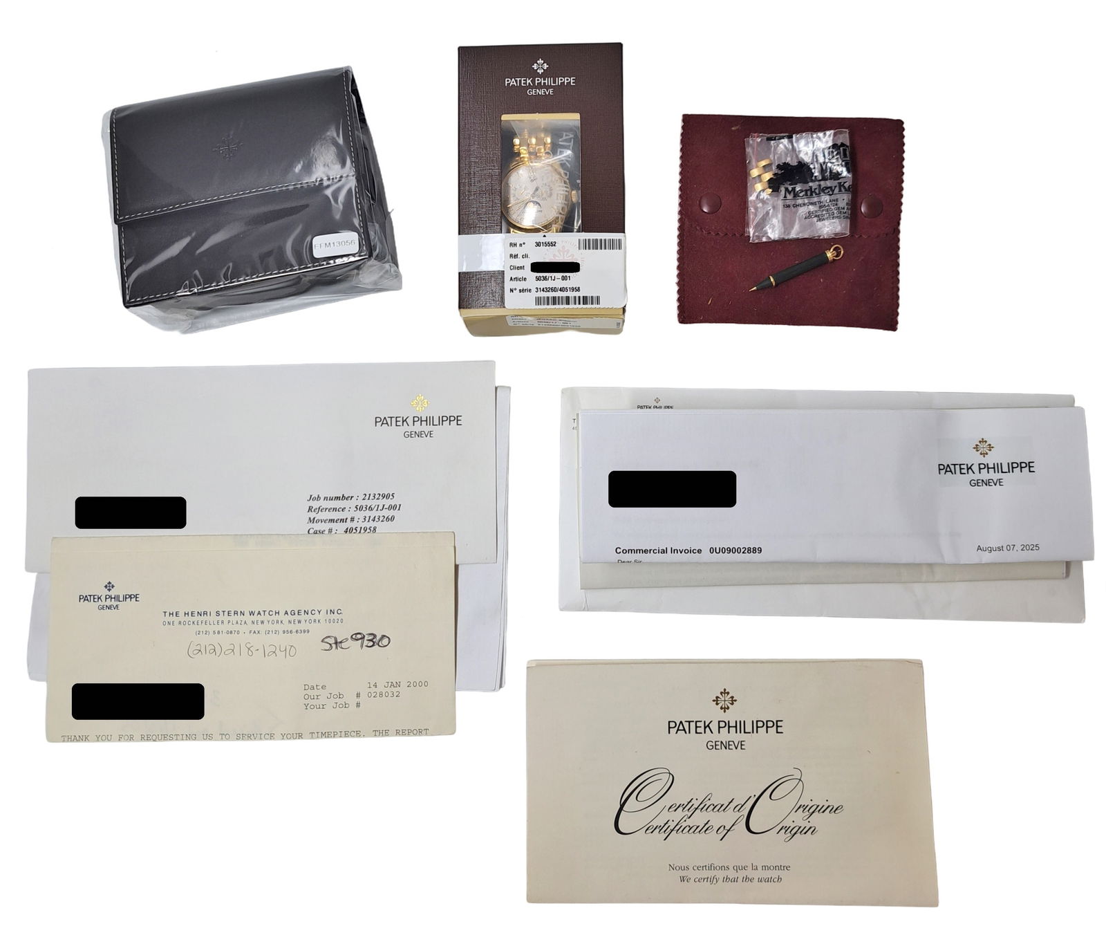 Sealed Patek Philippe Annual Calendar 5036/1J-001 18K Gold Moon Phase Date Automatic Wrist Watch (1 of 12)