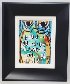 Lebo David Le Batard Owl A Light Shines Through Digital Dye Sublimation on Aluminum Park West COA