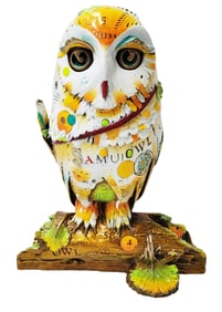 Nano Lopez Bronze Samuel The Poet Owl Sculpture Statue Limited Edition COA