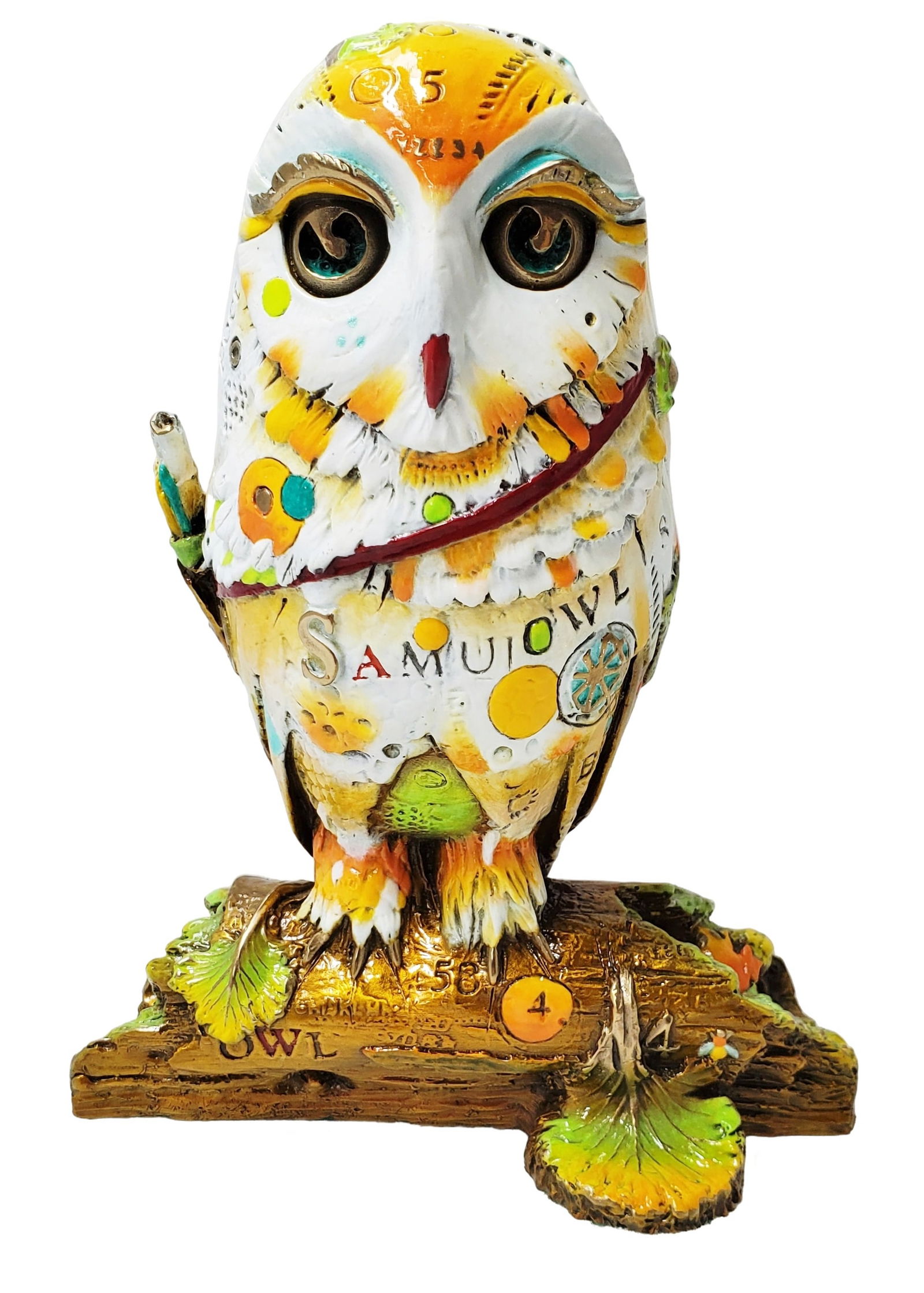 Nano Lopez Bronze Samuel The Poet Owl Sculpture Statue Limited Edition COA (1 of 9)