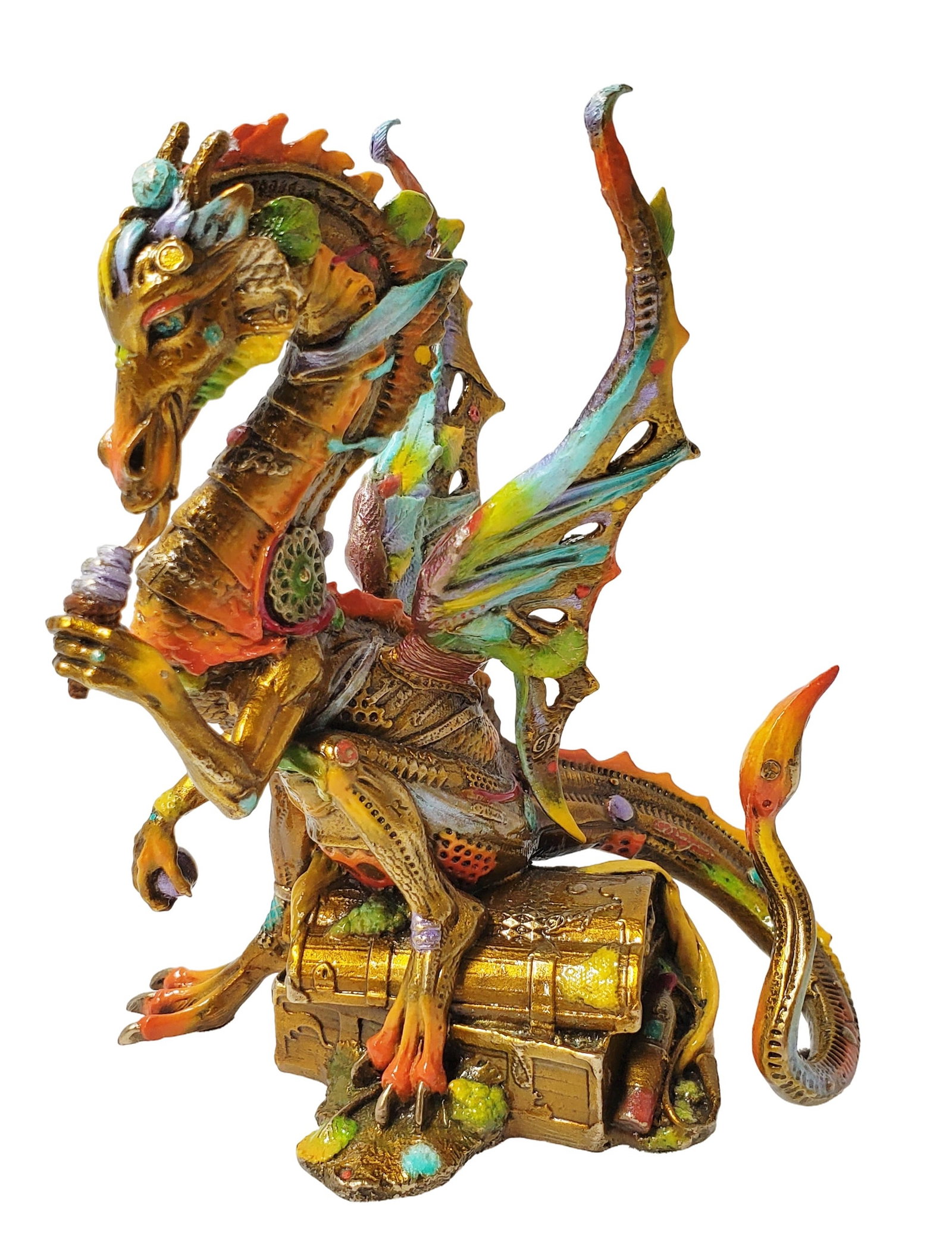 Nano Lopez Bronze Little Davian Dragon Licking Ice Cream Limited Edition Sculpture Statue COA (1 of 8)