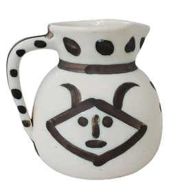 Pablo Picasso Earthenware Clay Pottery Pitcher