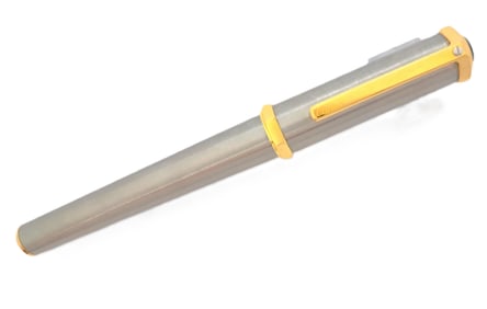 Masculine Two Tone Genuine Cartier Roller Ball Mens Pen