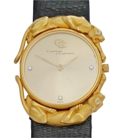 18k Gold Diamond Carrera y Carrera Panther Ladies Unisex Watch