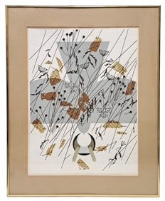 Charley Harper Pencil Signed Hare’s Breadth Numbered Serigraph Limited Edition Framed 1970s Print