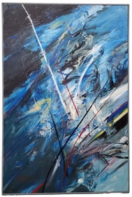 Robert Berkshire Abstract Oil Painting An Alpine Symphony