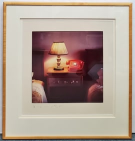 Robert Rauschenberg Chinese Summerhall Ektacolor Chromeograph Print Phone Lamp Interior