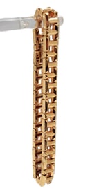 Long Tiffany & Co. 18k Gold Ladies “T” Bracelet 6.5 inches 21.9g
