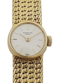 Patek Philippe 3266 18k Gold Ladies Vintage Wrist Watch Box