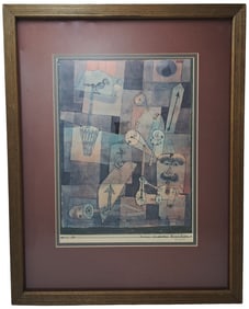 Paul Klee Pochoir Analyse De Diverses Perversites 1922 Cubist Composition 1964 Jacomet Edition