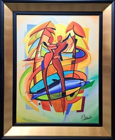Alfred Gockel Seaside Sunset Artist Proof Giclee on Canvas w Park West COA Appraisal