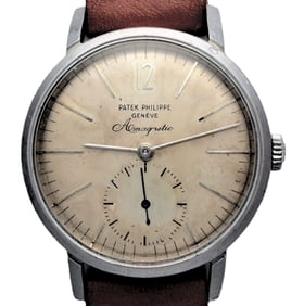 Vintage Patek Philippe Amagnetic 3417 SS Rare Mens 1960s Wrist Watch