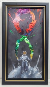 Kre8 Infinite Kre8tion Hand Embellished Giclee on Canvas Park West COA