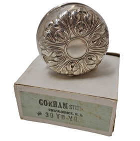 Gorham Signed 925 Sterling Silver Cover #30 Steel Body Toy Yo-Yo w/ Orig Box