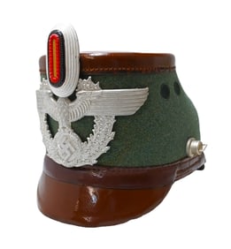 German WW2 Era Police Shako Helmet