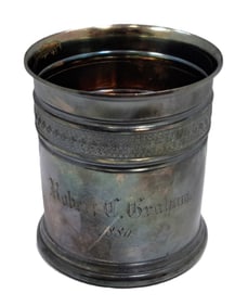 Almost Perfect Victorian Graham Whiting Gorham Child's Sterling Silver Cup