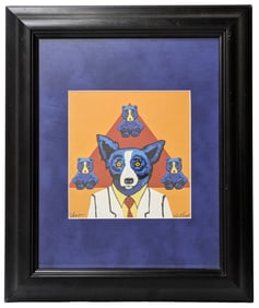 George Rodrigue Blue Dog Bears Photo Print Louisiana