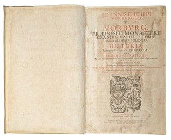 1645 King Pilippe Joannis Weisii History of Rome and Germanica Antiquarian Tome Book Annotated 1723