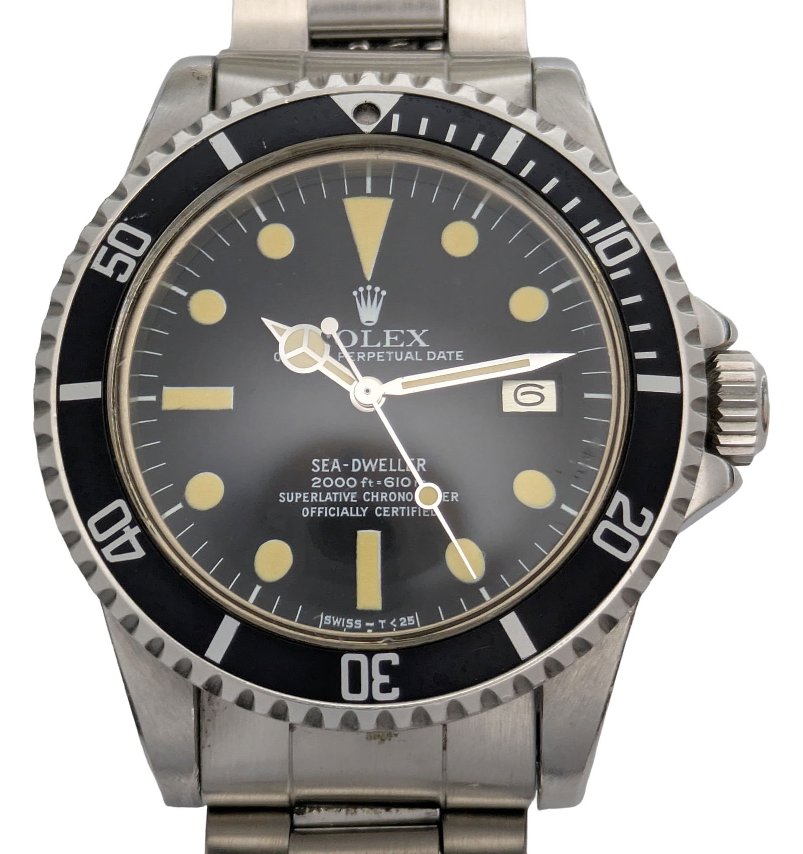 Spectacular Vintage Rolex Sea-Dweller 1665 Folded Original 7836 Oyster Bracelet Automatic Watch: Described By:Dillon 69065 NFEDDD Title:Spectacular Vintage Rolex Sea-Dweller 1665 Folded Original 7836 Oyster Bracelet Automatic Wrist Watch Description: Spectacular Vintage Rolex Sea-Dweller 1665 Fol