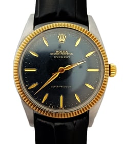 Scarce 1958 Rolex Gilt Dial Everest Explorer Model 5500 SN 370300