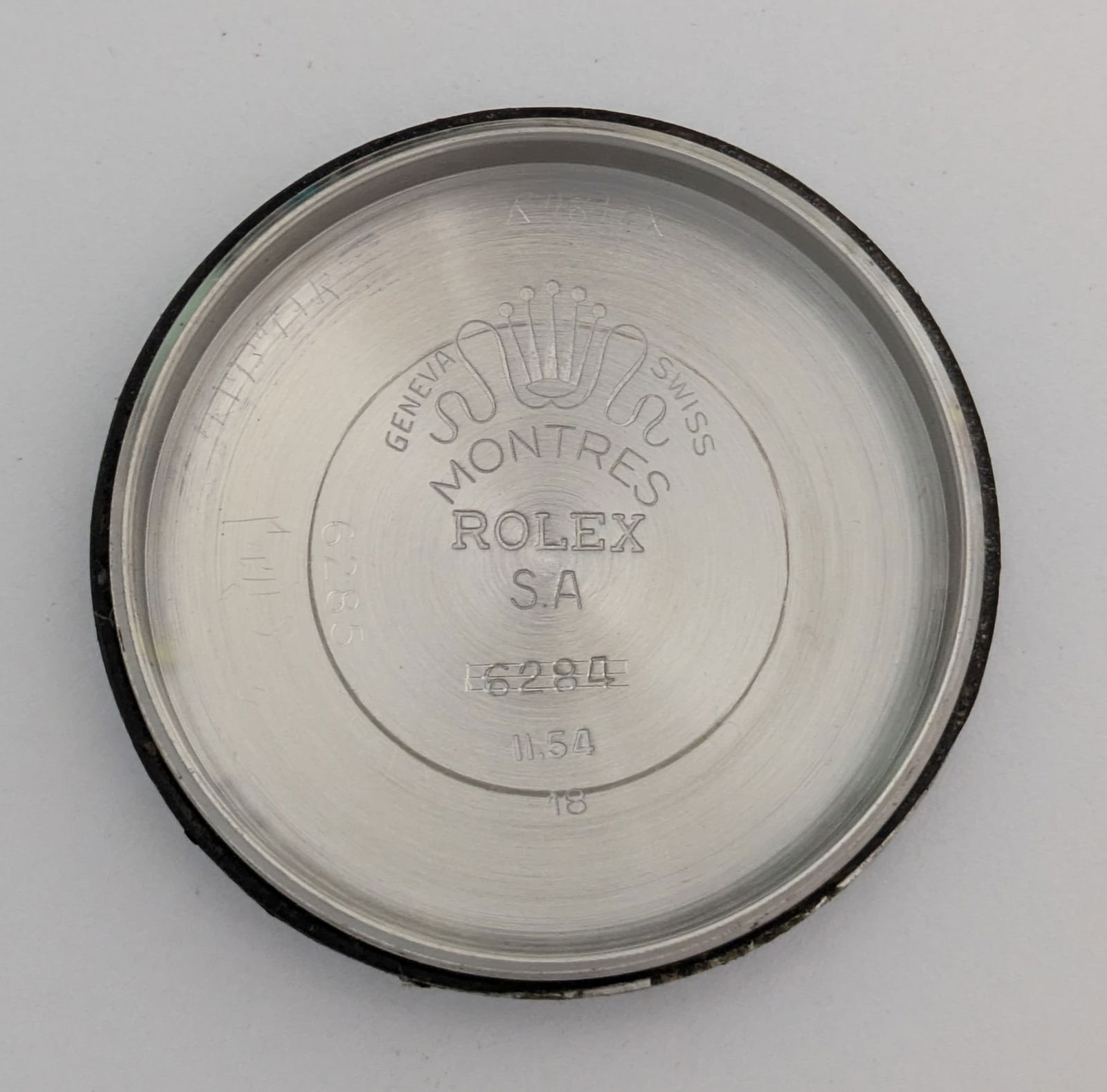 Genuine Rolex Oyster Perpetual Chronometer Waffle Dial Bubbleback Vintage Wrist Watch - 10