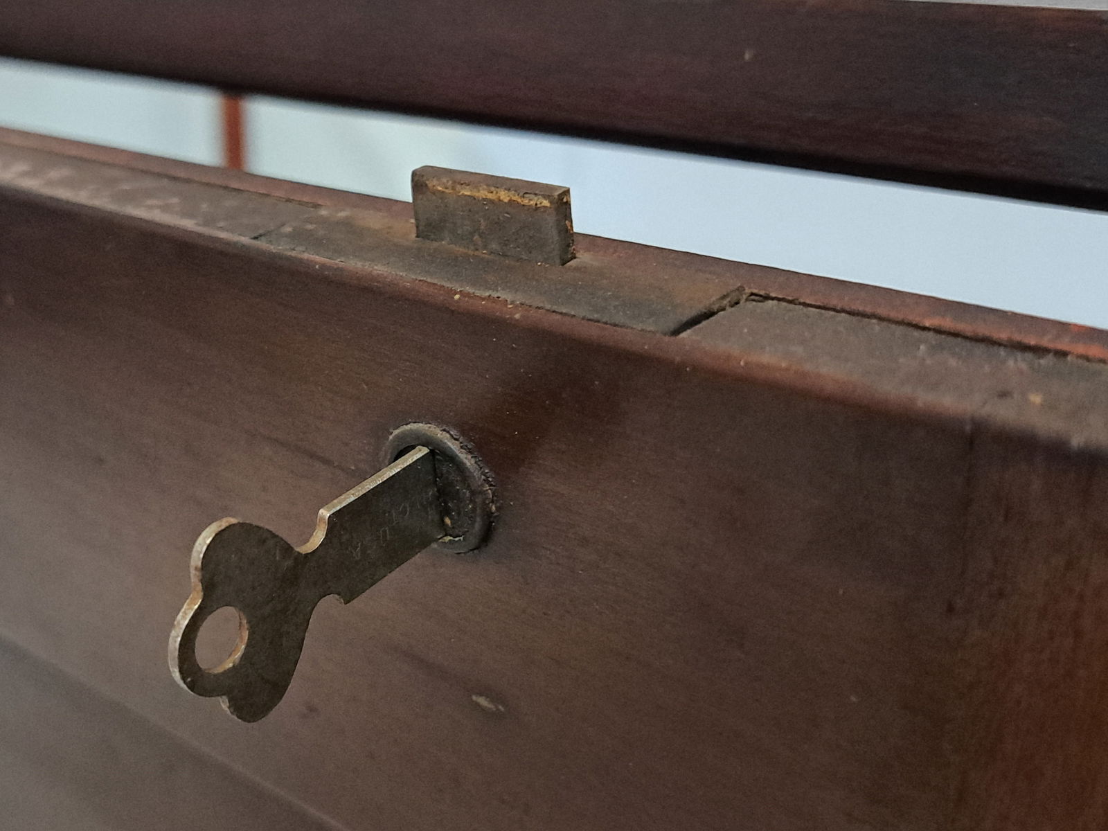 Paul E Wirt Fountain Pen Glass Convertible Display Case W/ Insert Orig Key - 10