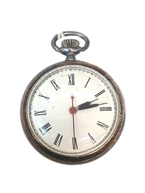 Antique Sterling Silver WWII Nurse Small Pocket Watch for Taking Pulse