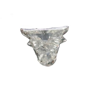 Fine GIA Bull Head Cut Fancy Shape Natural White Bullhead Shape Loose Diamond