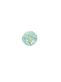 Fancy Light Green Diamond Earth Mined Natural 0.14ct Old Mine Brilliant Cut Diamond Graded